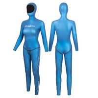 DIVESTAR OEM & ODM pakaian selam bebas wanita, pakaian selam kulit Neoprene kustom warna-warni Super elastis