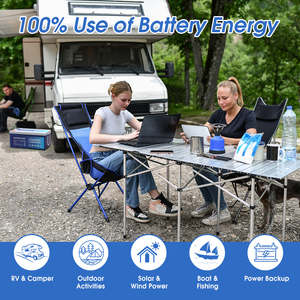 EU在庫25.6V 200Ah Bluetooth Lifepo4バッテリー12.8V 100Ah 300Ahソーラーシステムエネルギー貯蔵リチウムイオン電池 - Product Image 5