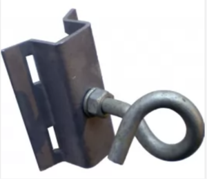 Supports de câble à double <span class=keywords><strong>suspension</strong></span> de type boulon en acier galvanisé argenté DSB, pince de <span class=keywords><strong>suspension</strong></span> de câble, fixation pour poteau - Product Image 1