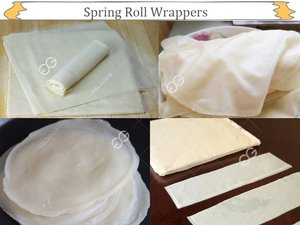 Máquina automática para hacer hojas de pastelería, máquina para envolver rollos de primavera - Product Image 6