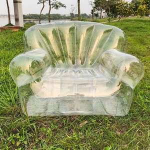 Star Models Indoor Outdoor Camping <b>Inflatable</b> <b>Sofa</b> PVC Transparent <b>Inflatable</b> Chair Can Be Customized - Product Image 1
