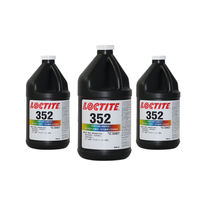 Loc Tite AA352 Colle Acrylique Transparente à Durcissement UV Haute Viscosité pour Collages Industriels, Construction et Emballage