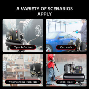 फैक्टरी थोक मूल्य 4kw 140l मूक स्क्रू एयर कंप्रेसर न्यूमेटिक टूल उपयोग के लिए कम शोर उच्च दबाव - Product Image 4