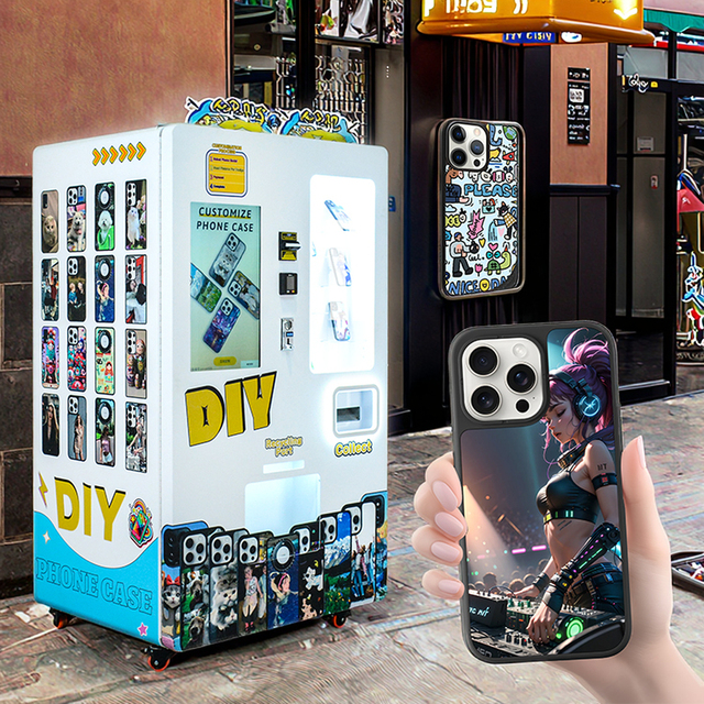 Caiyunjuan Hot Selling Customized Phone Case Vending Machine Fully Automatic Machine for Printing Phone Cases