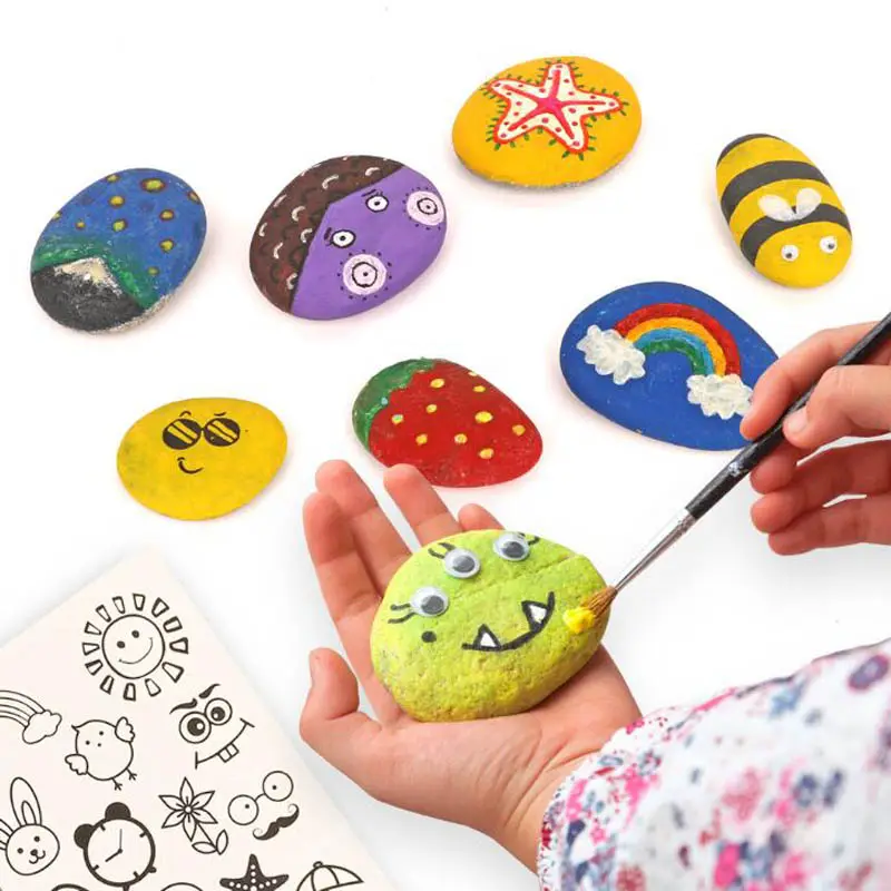 Aangepaste Kinderen Steen Schilderen Pebbles Schilderen Diy Schilderij