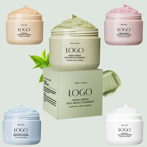 GUOCUI <span class=keywords><strong>BIO</strong></span> TECH Koreaanse Rijst Mochi Groene Thee Scrub Zachte Dagelijkse Gezichtsreiniger Dieptereinigende Wekelijkse Masker Schuimende Poriënreiniger - Product Image 4