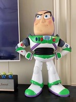 Decoración del hogar resina fibra de vidrio Toy Story CartoonToy figurita figura de acción Woody y Buzz Light Year escultura