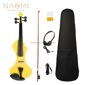 Bộ Đàn Vĩ Cầm Điện Cỡ Lớn 4/4 NAOMI, Kèm Nơ Brazil + Túi Ni Lông Bảo Vệ, Dây Đàn Violin + Nhựa Thông + Cầu Phong - Product Image 2