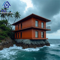 Grand conteneur extensible de 20 pieds 40 pieds Maison préfabriquée de 5 chambres à vendre Maison portable de luxe préfabriquée Casa Portable