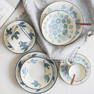ชุดจานขนมหวานทรงกลม BISQUE/Universal/KUKKA LOKKI ซีรีส์ Mino Ware ใช้กับไมโครเวฟได้ สไตล์อินส์ ผลิตจากประเทศต่างๆ - Product Image 1