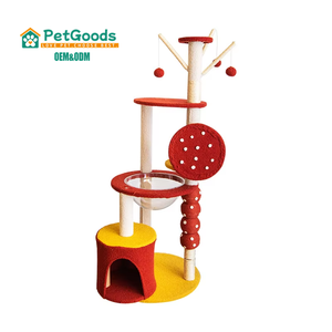 Rejilla grande integrada para gatos, tabla de agarre para árboles, plataforma de salto, cuerda de Sisal, cápsula espacial para trepar árboles para gatos, rascador - Product Image 1