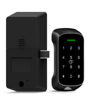 Serrure numérique en alliage d'aluminium Tuya Ttlock APP Card Password Furniture NFC Drawer Locker Electronic Smart Cabinet Lock