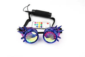 Gafas de caleidoscopio LED de moda sobre 350 modos luces intensas gafas DJ Rave fiesta de disfraces gafas de Halloween - Product Image 5