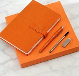2026 Wholesale Promotional Luxury Gifts Items Notebook Customizable Logo Business Gift With Pen and USB Disk - Product Image 5