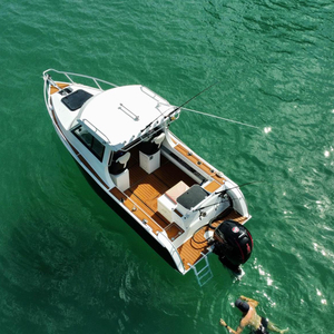 Bateaux de pêche en aluminium Sea King 625 Profisher 20 pieds, console de vitesse, cabine, coque en V, à vendre - Product Image 3