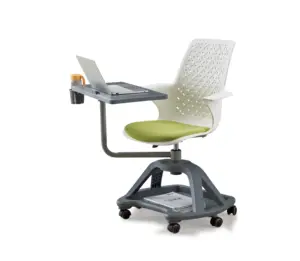 BIFMA Gute Qualität Student Training Chair mit Tisch Tablet Schreib block Tablet Sitz Metall Shell Stoff Verpackung Schul möbel