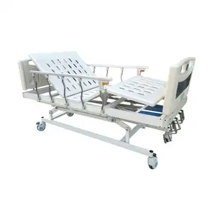 Medical Equipment Adjustable Folding ABS Four-crank Four Five-function Manual ICU Hospital Bed