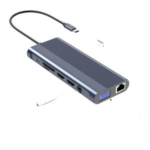 13 in 1 Type C SD TF <strong>Interfaces</strong> Aluminium Card Reader and <strong>Data</strong> Transfer Adapter for Laptop Multi-port <strong>Hub</strong> USB 3.0 <strong>Hub</strong> - Product Image 5