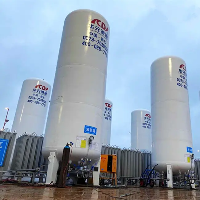 15m3 2.16mpa Cncd Fabriekslevering Dubbellaags Vloeibare Kooldioxide Cryogene Opslagtank Voor Industriegebruik