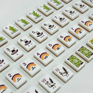 Juego de Mahjong de Lujo Moderno Personalizado, Impreso con UV, Grabado, Mini, de Viaje, 4 Capas, Acrílico, 160/166 Fichas de Mahjong Americanas, Estilo <span class=keywords><strong>Casino</strong></span> - Product Image 2