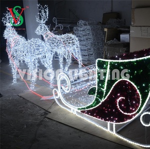 Led Lighting <strong>Outdoor</strong> <strong>Candy</strong> <strong>Canes</strong> Bear Claus Giant Ball Deer Carriage Motif Rope <strong>Light</strong> for Super Market - Product Image 3
