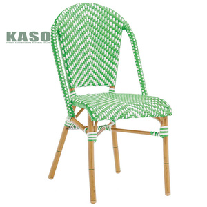 Balcony Aluminum Wicker Dining <strong>Chairs</strong> <strong>Dinning</strong> Seat Metal Beach Cane Beach Woven Roped <strong>Ratan</strong> Patio Outdoor Rattan Garden <strong>Chair</strong> - Product Image 4