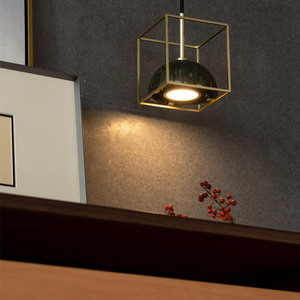 Nordic Style Single-Head Pendant Light Luxury Minimalist Postmodern Dining Room Bedroom Fixture Marble Light for Dining <b>Table</b> - Product Image 2