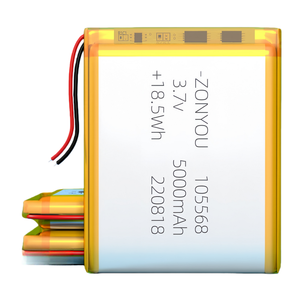 بطارية ليثيوم بوليمر بسعة اسمية 5000 مللي أمبير وجهد اسمي 3.7 فولت للأدوات الكهربائية - Product Image 1