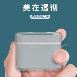 Étui transparent fin en TPU pour écouteurs Bluetooth, résistant à l'eau, à la poussière et aux chocs, modèle I5 - Product Image 1