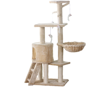 Meilleures ventes OEM Arbre à chat coloré avec griffoir et mobilier d'escalade - Product Image 1