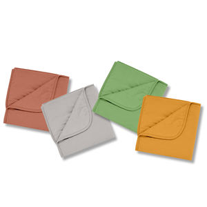 Couverture organique en coton bambou de couleur unie pour bébé et tissu d'ombrage d'emmaillotage pour bébé - Product Image 5