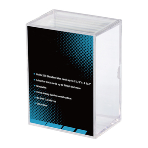 Tùy chỉnh acrylic nhựa Anime Yugioh thẻ tăng cường hộp giao dịch thẻ trượt boong hộp lưu trữ trường hợp Tarot chơi kinh doanh hộp thẻ - Product Image 2