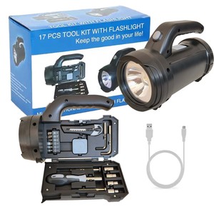 Lámparas de Trabajo de Emergencia OEM de Alta Calidad con LED, Mango de ABS, Batería USB, Linterna de Búsqueda, Kit de Herramientas Multifunción con Linterna - Product Image 1