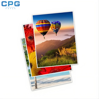 Papier photo satiné RC personnalisé par le fabricant, rouleau de 260 g/m², papier enduit de résine imperméable, professionnel, A4, double 90 g/m²
