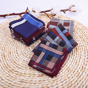 High Quality Printed Square Cotton <strong>Mens</strong> Handkerchief Eco-Friendly Scarf Handkerchiefs - Product Image 2