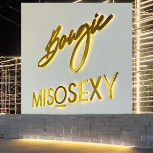 Letrero personalizado con logotipo de marca 3D, iluminación Led de acrílico completo, letrero iluminado, logotipo de empresa, letrero led personalizado para empresa comercial - Product Image 6