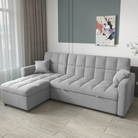 Sofá Cama Plegable en Oferta, Sofá Seccional en Forma de L de 3 Plazas