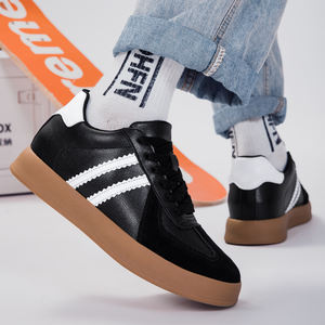 รองเท้าผ้าใบเพิ่มความสูง 6-8 ซม. สำหรับผู้ชาย แฟชั่นกีฬา รองเท้าลำลองใส่ได้ทุกวัน รองเท้าฝึกซ้อมสไตล์เยอรมัน รองเท้าผู้ชายใส่ได้ทุกวัน - Product Image 5