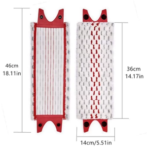 Adecuado para Ocedar Flatbed Mop Head Pad Microfiber Mop Pads Adaptation <span class=keywords><strong>Vileda</strong></span> Mop - Product Image 2