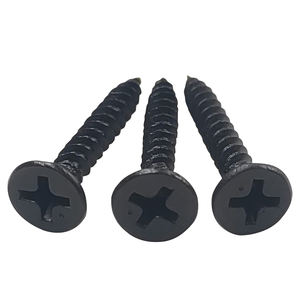 Vis à cloison sèche en phosphate noir avec tête <span class=keywords><strong>de</strong></span> clairon Phillips Filet grossier Tige en spirale Matériau galvanisé pour la <span class=keywords><strong>construction</strong></span> - Product Image 3