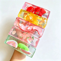 Jouets sensoriels anti-stress souples en forme de bâtonnets de glace aux fruits mélangés, en gelée de vaseline réaliste et non toxique, pour enfants