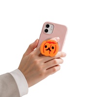 Support de téléphone magnétique en ABS acrylique INS, motif fantôme d'Halloween mignon, design personnalisable, emballage personnalisé, cadeau promotionnel pour iPhone