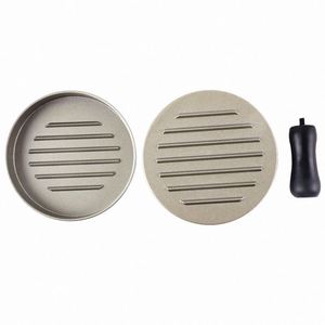 Presse à Hamburger Ronde de Haute Qualité en Alliage Métallique – Moule de Cuisine pour Viande de Bœuf et Burgers Grillés - Product Image 5