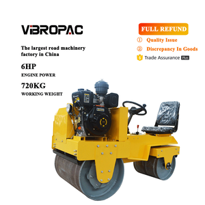 Vibropac điều khiển từ xa con lăn Máy đầm đường con lăn động cơ diesel Máy đầm nhựa đường con lăn nhà sản xuất giá - Product Image 1