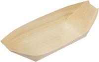 Mini Assiettes de Bateau à Sushi Jetables en Bois Bol de Récipient Alimentaire Plateau de Service Vaisselle Traiteur Outils de Sushi