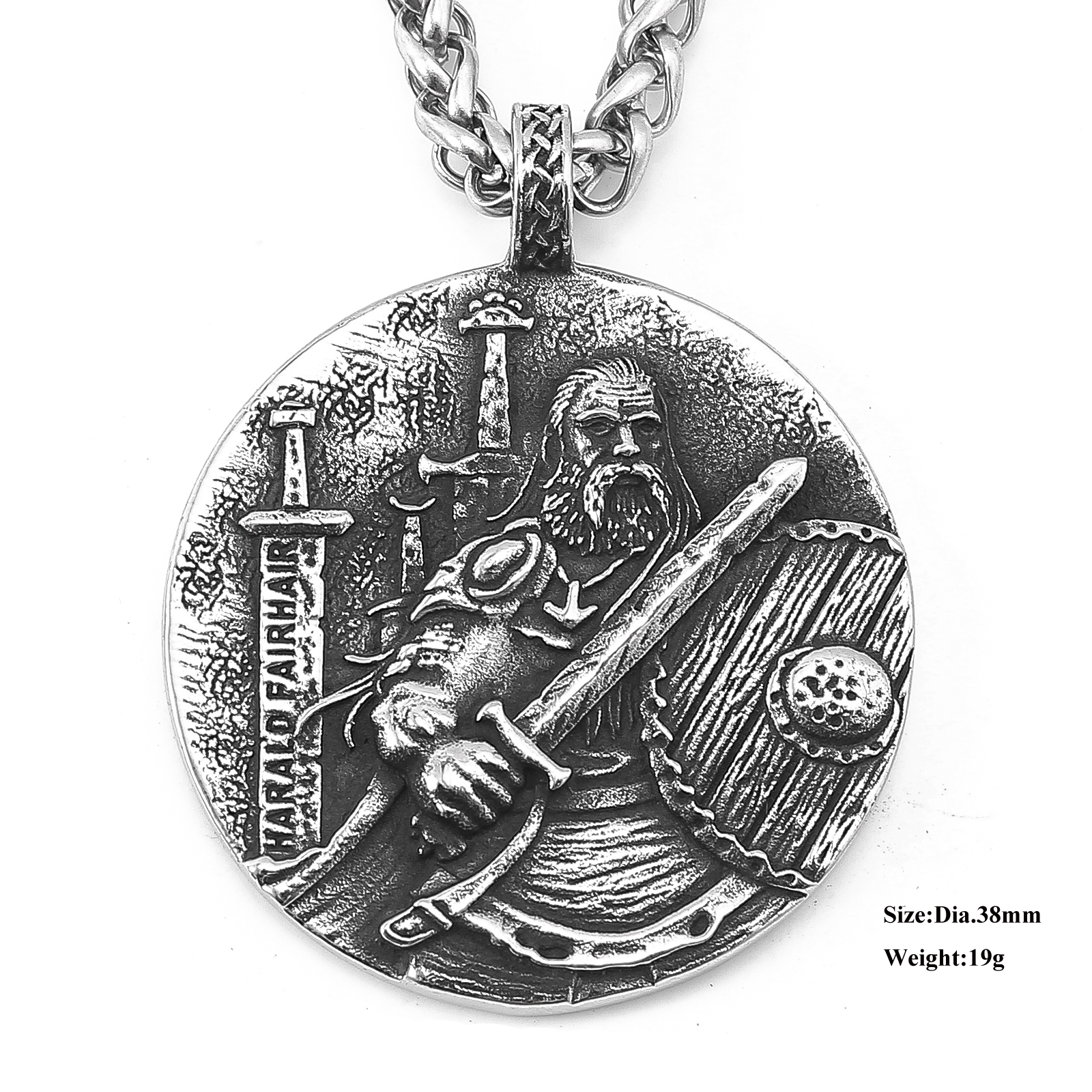 Stainless Steel Viking Necklace Pendant - Norse Amulet Jewelry For Men & Women, Pagan Gift