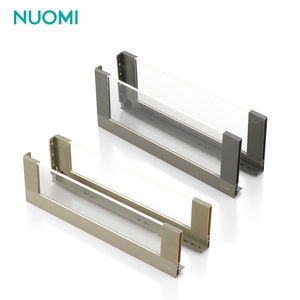 Nuomi Glass undermount Tủ Ngăn Kéo hộp mềm đóng đồ nội thất phần cứng Heavy Duty dưới dưới núi Ngăn kéo trượt cho nhà bếp - Product Image 1
