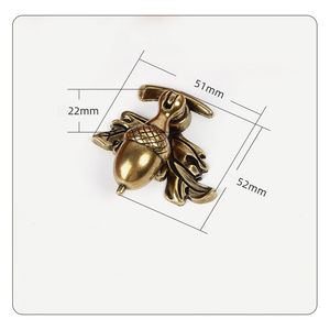 古董奢华创意橡子吊坠拉手抽屉厨房橱柜门把手旋钮 - Product Image 2