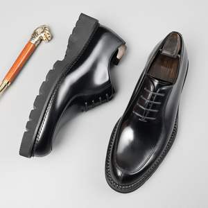 Zapatos Planos de Cuero Genuino Personalizados de Alta Calidad para Hombre, Impermeables, Ligeros, Modernos, Casuales, de Nueva Marca, con Cordones Suaves - Product Image 3