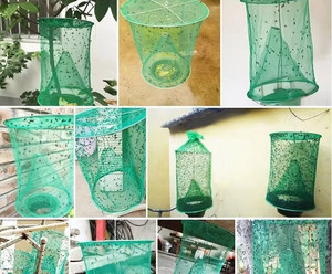 Piège à mouches suspendu en filet, réutilisable, pour le contrôle physique des mouches, des guêpes et des insectes, pour usage extérieur - Product Image 6